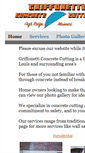 Mobile Screenshot of griffonetticoncretecutting.com